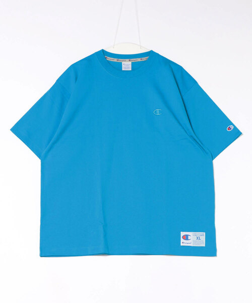 Champion(チャンピオン)の「【Champion】C3-V331 SHORT SLEEVE T-SHIRT/Tシャツ/チャンピオン/アクションスタイル(Tシャツ/カットソー・メンズ・ホワイト/ピンク/オートミール/ネイビー/ブラック/ヘザーグレー/ブルー/イエロー/ライトブルー・SMALL/MEDIUM/LARGE/X-LARGE/XX-LARGE/M/L/XL/XXL)」の5枚目の写真