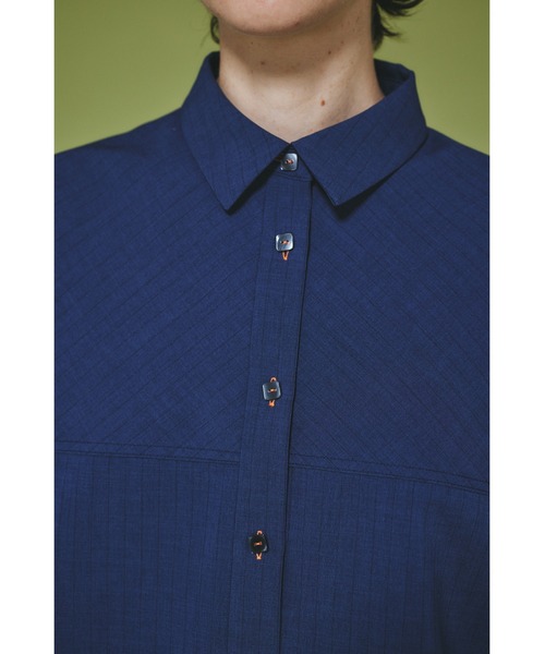 ブラウス シャツ Stripe half sleeve shirt　　ストライプハーフスリーブシャツ レディース Stripe half sleeve shirt ストライプハーフスリーブシャツ