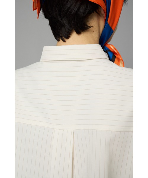 Stripe half sleeve shirt ストライプハーフスリーブシャツ
