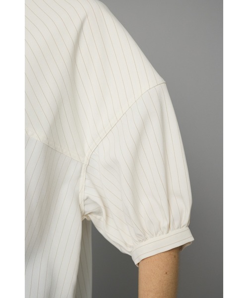 Stripe half sleeve shirt ストライプハーフスリーブシャツ