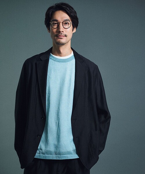 UNFILO(アンフィーロ)の「シアーニット(ニット/セーター・メンズ・スモーキーグリーン系/イエロー系/ブラック系・MEDIUM/LARGE)」の10枚目の写真