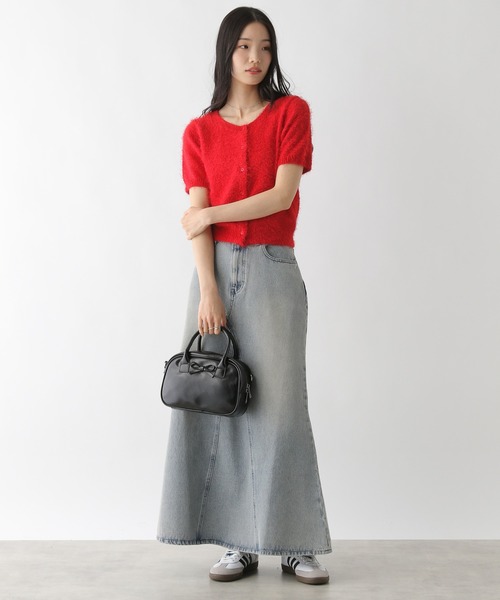Heather（ヘザー）の「リボンボストンBAG　450351（ボストンバッグ・レディース・ブラック/ベージュ/レッド・ONE SIZE）」の20枚目の写真
