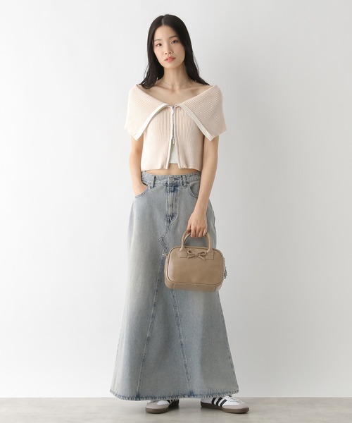 Heather（ヘザー）の「リボンボストンBAG　450351（ボストンバッグ・レディース・ブラック/ベージュ/レッド・ONE SIZE）」の22枚目の写真