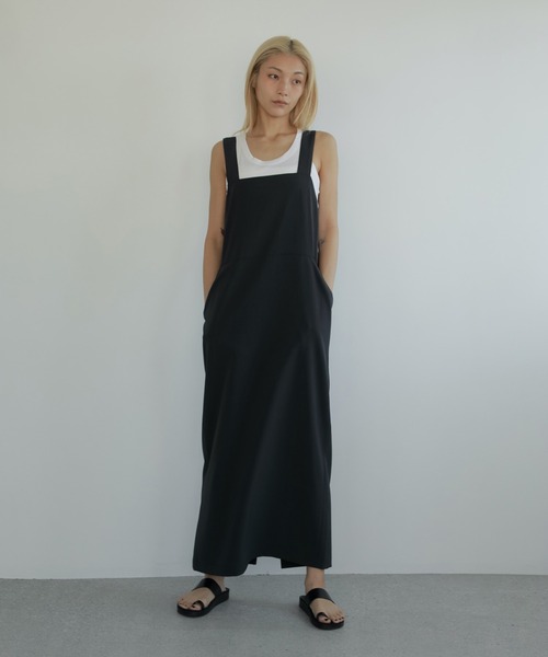 anuke（アンヌーク）の「Twill Salopette Skirt（スカート）」 - WEAR
