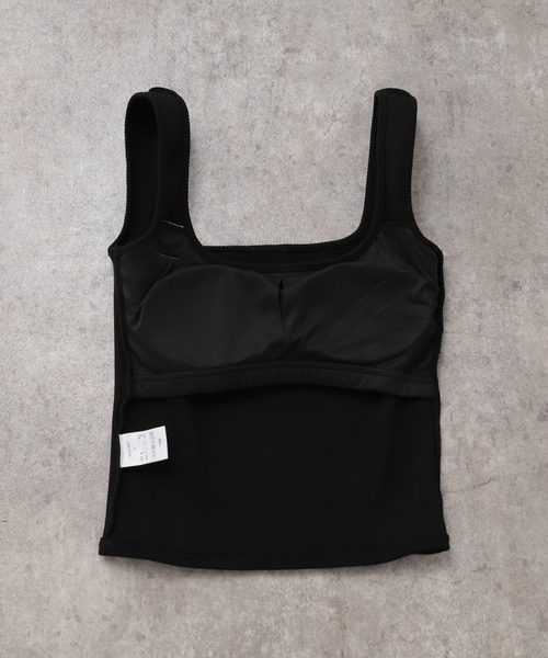 Oriens JOURNAL STANDARD(オリエンス ジャーナルスタンダード)の「【irojikake/イロジカケ】Tank top IG25SSTP07(タンクトップ・レディース・ブラック/アイボリー・SMALL)」の9枚目の写真