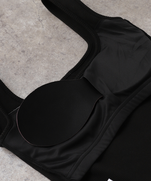 Oriens JOURNAL STANDARD(オリエンス ジャーナルスタンダード)の「【irojikake/イロジカケ】Tank top IG25SSTP07(タンクトップ・レディース・ブラック/アイボリー・SMALL)」の10枚目の写真
