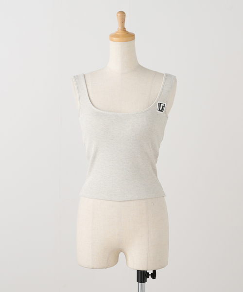 Oriens JOURNAL STANDARD(オリエンス ジャーナルスタンダード)の「【irojikake/イロジカケ】Tank top IG25SSTP07(タンクトップ・レディース・ブラック/アイボリー・SMALL)」の15枚目の写真