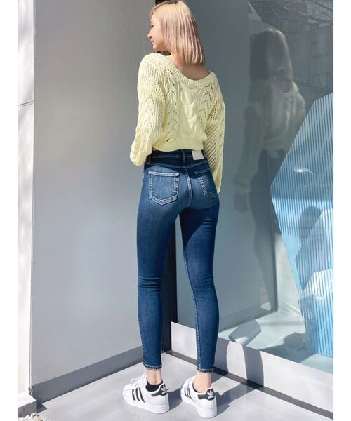 GYDA（ジェイダ）の「ミドルウエストSHAPELYスキニーデニム