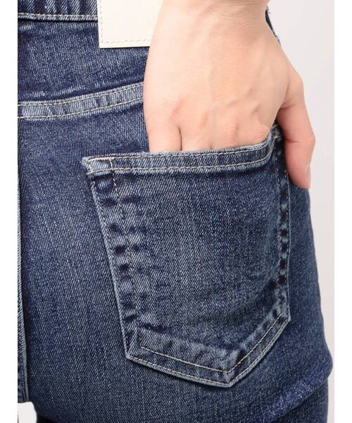 セール】ミドルウエストSHAPELYスキニーデニムパンツ（デニム