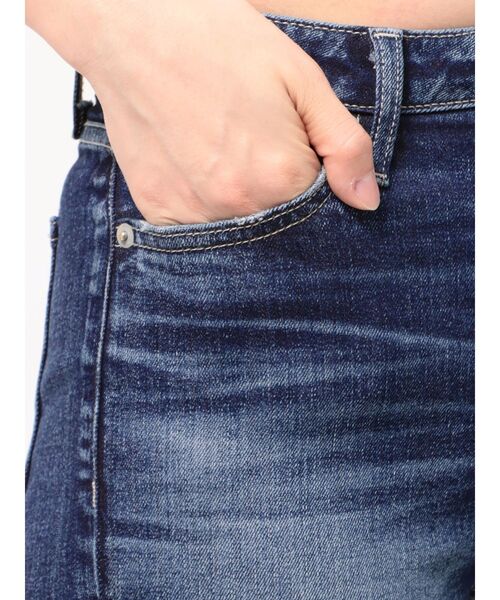 セール】ミドルウエストSHAPELYスキニーデニムパンツ（デニム