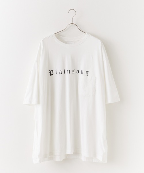 TAKAHIROMIYASHITATheSoloIst.（タカヒロミヤシタザソロイスト）の「TAKAHIROMIYASHITATheSoloIst./タカヒロミヤシタザソロイスト. oversized s/s tee オーバーサイズＴシャツ（Tシャツ/カットソー・メンズ・ホワイト/ブラック・46/48）」の3枚目の写真