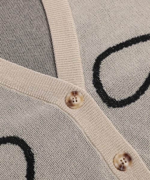 AMELY（エミリー）の「リボンラインニットカーディガン（カーディガン/ボレロ・レディース・ベージュ/グレー/ブラック/アイボリー・フリー）」の16枚目の写真