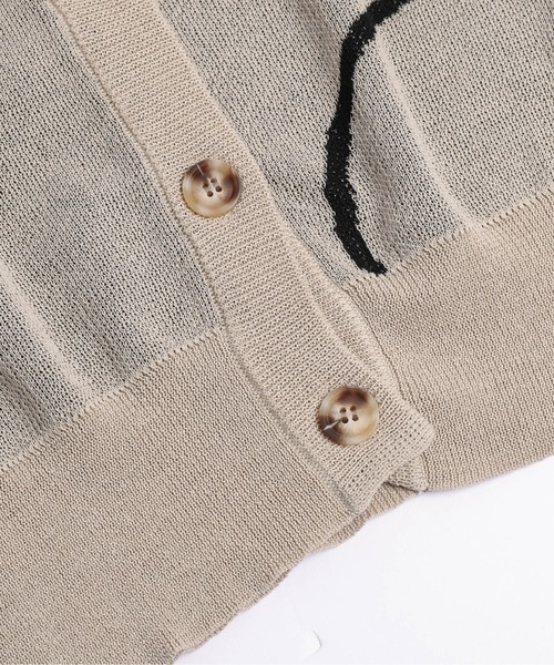 AMELY（エミリー）の「リボンラインニットカーディガン（カーディガン/ボレロ・レディース・ベージュ/グレー/ブラック/アイボリー・フリー）」の19枚目の写真