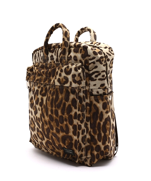 HEAD PORTER(ヘッドポーター)の「LEOPARD/2WAY BAG(バックパック/リュック・メンズ・レオパード・FREE)」の2枚目の写真