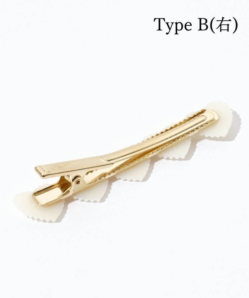 flower（フラワー）の「シェルハートピン（ヘアピン・レディース・ホワイト・A/B）」の9枚目の写真