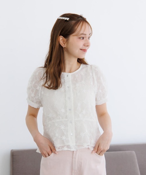 flower（フラワー）の「シェルハートピン（ヘアピン・レディース・ホワイト・A/B）」の12枚目の写真