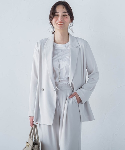 LAUTREAMONT（ロートレアモン）の「リュクスデイリーカットソー≪洗濯機で洗える≫（Tシャツ/カットソー・レディース・ホワイト/ブラック/ブルー/チャコールグレー/オレンジ・9号/11号）」の11枚目の写真