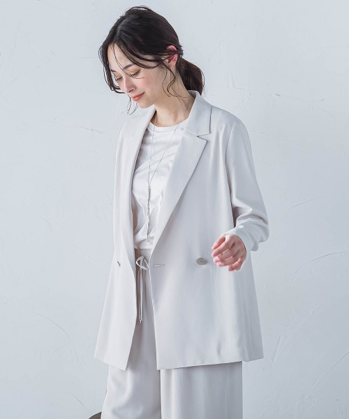 LAUTREAMONT（ロートレアモン）の「リュクスデイリーカットソー≪洗濯機で洗える≫（Tシャツ/カットソー・レディース・ホワイト/ブラック/ブルー/チャコールグレー/オレンジ・9号/11号）」の13枚目の写真