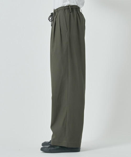 24SSマーカウェア TRIPLE PLEATED EASY TROUSERS markaware スラックス TRIPLE PLEATED EASY TROUSERS メンズ