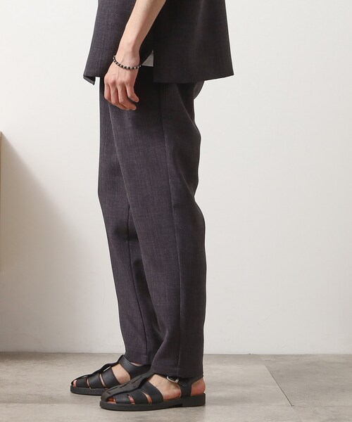 THE SHOP TK （ザ ショップ ティーケー ）の「リネンライクイージーパンツ【セットアップ可】（その他パンツ・メンズ・チャコールグレー/ベージュ/ネイビー/ブルー系その他・02/03/04）」の5枚目の写真