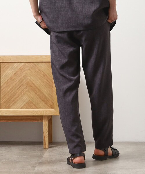 THE SHOP TK （ザ ショップ ティーケー ）の「リネンライクイージーパンツ【セットアップ可】（その他パンツ・メンズ・チャコールグレー/ベージュ/ネイビー/ブルー系その他・02/03/04）」の6枚目の写真