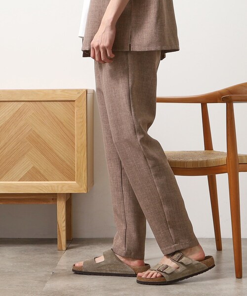 THE SHOP TK （ザ ショップ ティーケー ）の「リネンライクイージーパンツ【セットアップ可】（その他パンツ・メンズ・チャコールグレー/ベージュ/ネイビー/ブルー系その他・02/03/04）」の9枚目の写真