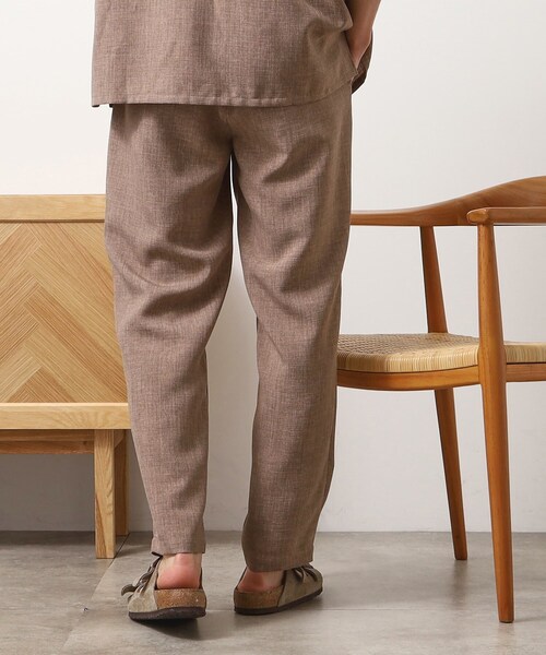 THE SHOP TK （ザ ショップ ティーケー ）の「リネンライクイージーパンツ【セットアップ可】（その他パンツ・メンズ・チャコールグレー/ベージュ/ネイビー/ブルー系その他・02/03/04）」の10枚目の写真