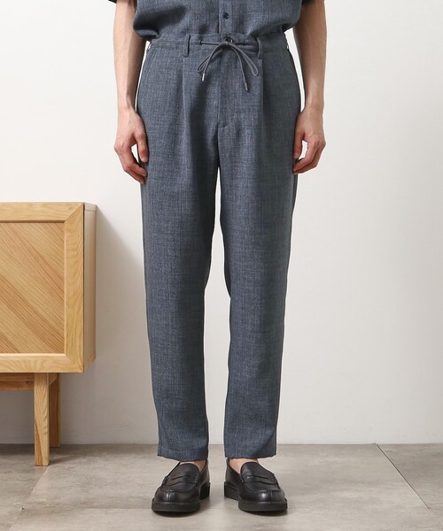 THE SHOP TK （ザ ショップ ティーケー ）の「リネンライクイージーパンツ【セットアップ可】（その他パンツ・メンズ・チャコールグレー/ベージュ/ネイビー/ブルー系その他・02/03/04）」の21枚目の写真