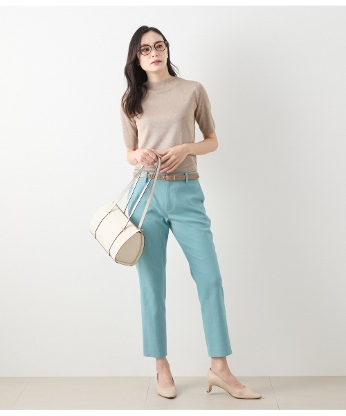 NEWYORKER（ニューヨーカー）の「ドライオックス テーパードパンツ（その他パンツ・レディース・ネイビー/ホワイト/ライトグリーン・9号/11号）」の11枚目の写真