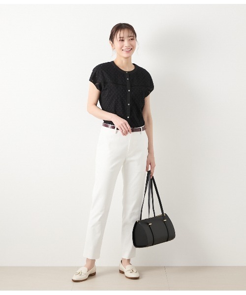 NEWYORKER（ニューヨーカー）の「ドライオックス テーパードパンツ（その他パンツ・レディース・ネイビー/ホワイト/ライトグリーン・9号/11号）」の20枚目の写真