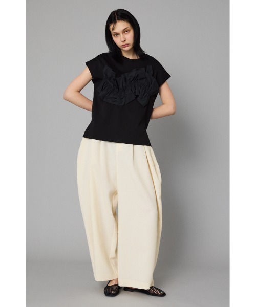 Wave attachment tops ウェーブアタッチメントトップス（Tシャツ
