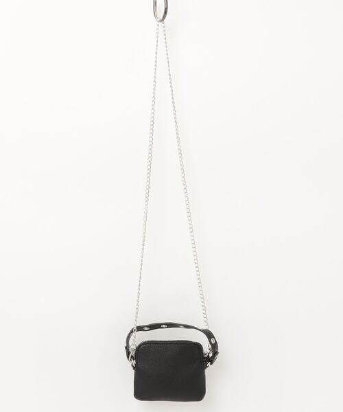 Shelly island（シェリーアイランド）の「ミニバッグ/プチポシェット/財布（ショルダーバッグ・レディース・ブラック/ホワイト/ベージュ・FREE）」の20枚目の写真