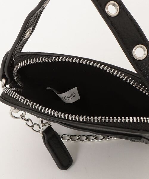 Shelly island（シェリーアイランド）の「ミニバッグ/プチポシェット/財布（ショルダーバッグ・レディース・ブラック/ホワイト/ベージュ・FREE）」の22枚目の写真