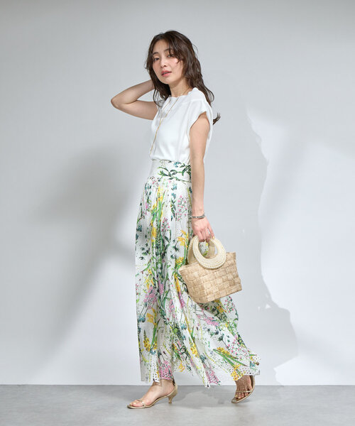 La boutique BonBon(ラブティックボンボン)の「パールハンドルブレードバスケットS(トートバッグ・レディース・ベージュ・FREE)」の14枚目の写真