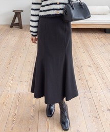 CLEAR BASIC | ロング丈ベージックマーメイドスカート[オフィスカジュアル 着回し抜群 大人 低身長サイズ有]≪2025SS新作≫(スカート)