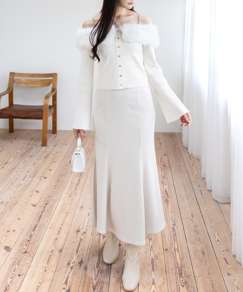 CLEAR BASIC（クリアベーシック）の「【低身長対応／サイズ展開あり】ロング丈ベージックマーメイドスカート[オフィスカジュアル 着回し抜群]≪再入荷≫（スカート・レディース・アイボリー/ブラック・S/M/XS/PS）」の15枚目の写真