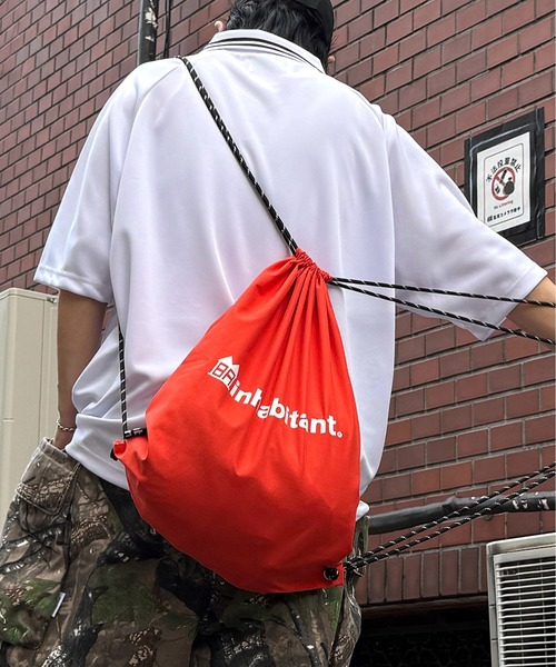 25SS【INHABITANT】ワンポイント ブランドロゴプリント