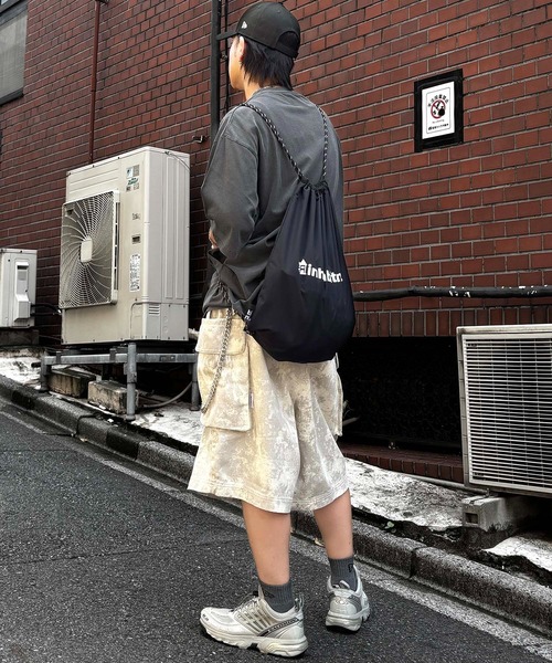 インハビタントバックパック INHABITANT】ワンポイント ブランドロゴプリント ベーシック