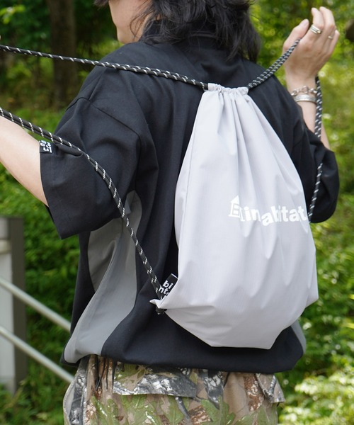 インハビタントバックパック INHABITANT】ワンポイント ブランドロゴプリント ベーシック