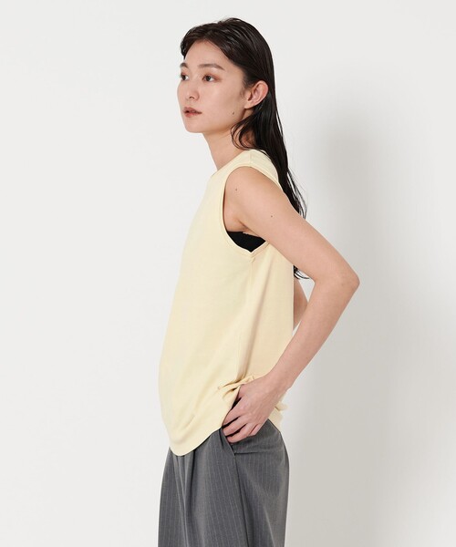 tシャツ 「MARW UNITED ARROWS」ビッグシルエット Tシャツ ‐汗ジミ防止‐ レディース MARW UNITED ARROWS＞ベーシック ノースリーブ Tシャツ ‐汗ジミ