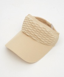 an meets zakka（アンミツザッカ）の「an meets zakka ３D模様ニットサンバイザー（サンバイザー）」