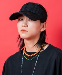 an meets zakka（アンミツザッカ）の「an meets zakka ３D模様ニットサンバイザー（サンバイザー）」