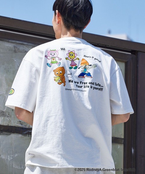 Parappa The Rapper×LAROUTE】パラッパ ラッパー / プリントTシャツ