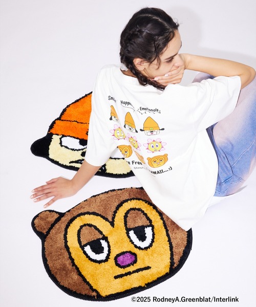Parappa The Rapper×LAROUTE】パラッパ ラッパー / プリントT