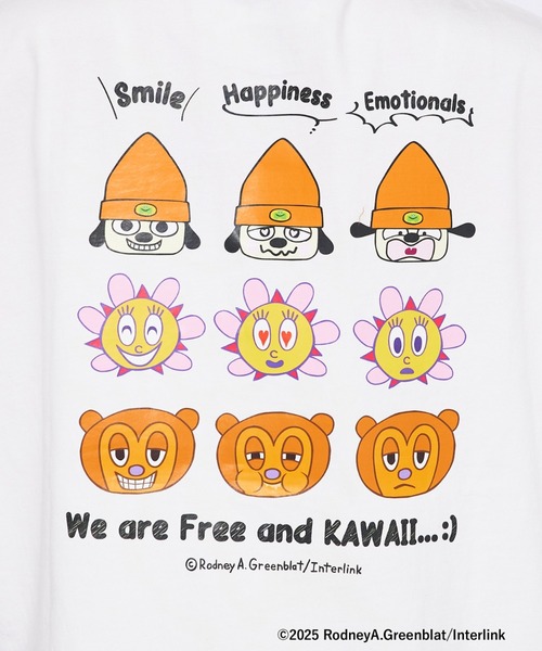 tシャツ 「Parappa The Rapper×LAROUTE」パラッパ ラッパー / プリントTシャツ /  半袖 / ユニセックス「WEB限定」 Parappa The Rapper×LAROUTE】パラッパ ラッパー / プリントT