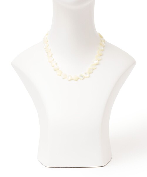 DECOUVERTE 18K フラワー シェル ネックレス DECOUVERTE 18K フラワー シェル ネックレス DECOUVERTE 18K