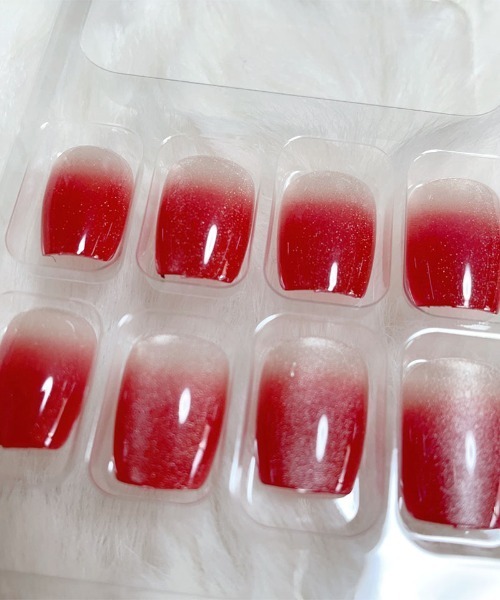 shoppinggo(ショッピングゴー)の「ネイルチップ ショート(ネイルシール/ネイルチップ・レディース・ワインレッド・FREE)」の5枚目の写真