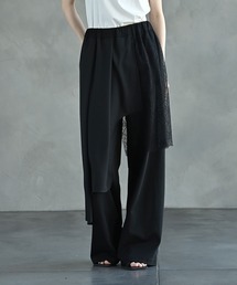 ✨美品 タマキニイメ ガウチョパンツ 切替 ウール アシンメトリー ロング 楽天市場】ワイドパンツ レディース アシンメトリー レイヤード