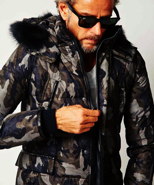 AKM x DUVETICA border hooded jacket（ダウンジャケット/コート）｜DUVETICA（デュベティカ）