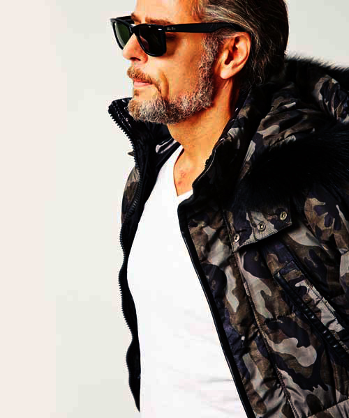 AKM x DUVETICA border hooded jacket（ダウンジャケット/コート）｜DUVETICA（デュベティカ）